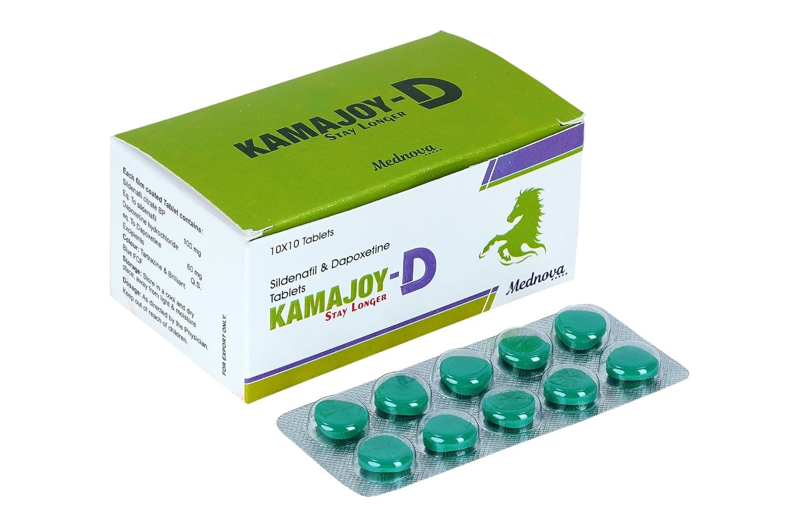 Kamajoy-D.jpeg Kamajoy-D 100mg 10 x Tablets - Image 1