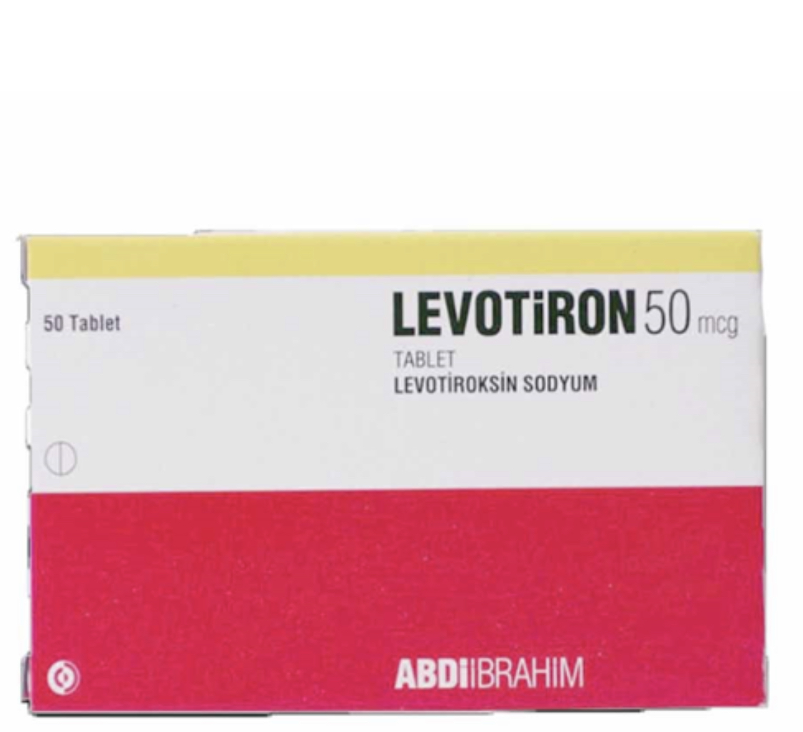 Levotiron-50-mcg.jpeg Levotiron T4 50mcg x 50 Tablets (Levothyroxine sodium) - Image 1