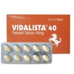 Vidalista Tadalafil (Cialis) 40 mg 10 x Tablets