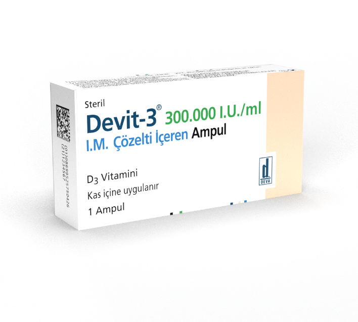 devit3.png Devit-3 300.000 IU/ml D3 Vitamin 1 x Amp - Image 1