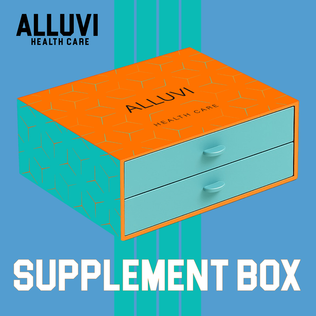 imgi_1_687fefd0622aabdb993f152b_Welcome20box-p-1080.png Alluvi Supplement Box Full-Body Gummy Routine - Image 1